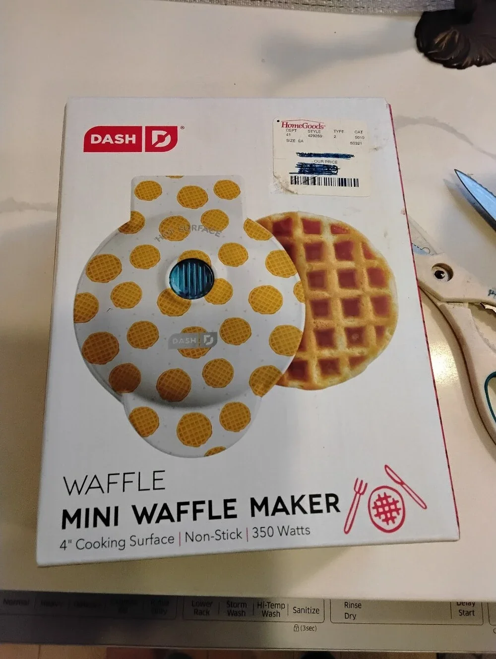 New In Box MINI WAFFLE MAKER, With Instruction booklet